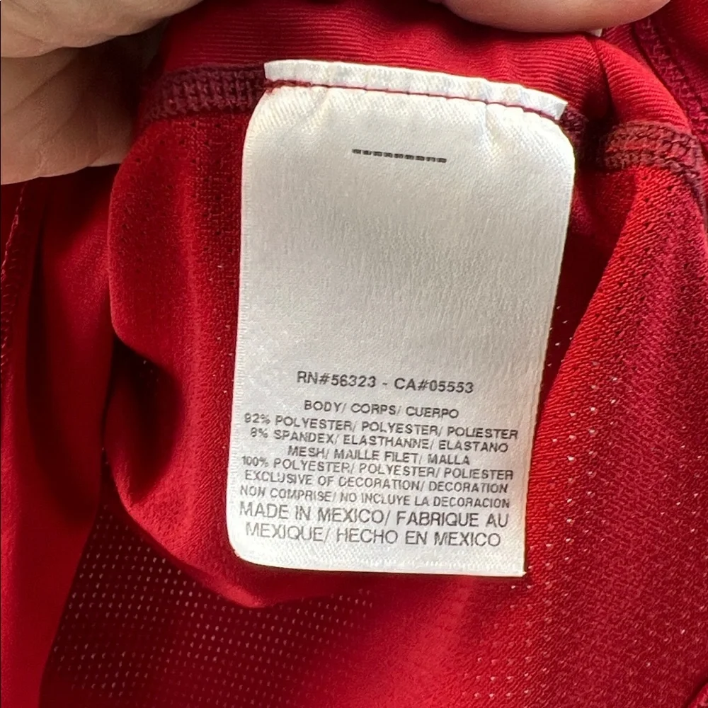 Nike‎ Pro Combat Red Performance Tee